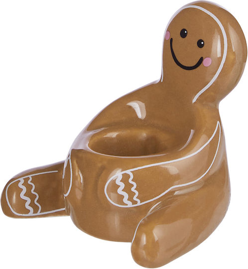 Butlers The translated Liquid template in German language: Weihnachtskerzen & Kerzenständer Kerzenleuchter Braun 6.5cm.