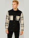 Long-sleeved Shirt Checked Black