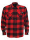 Sacramento Shirt Μακρυμάνικo Πουκάμισο Καρό Red