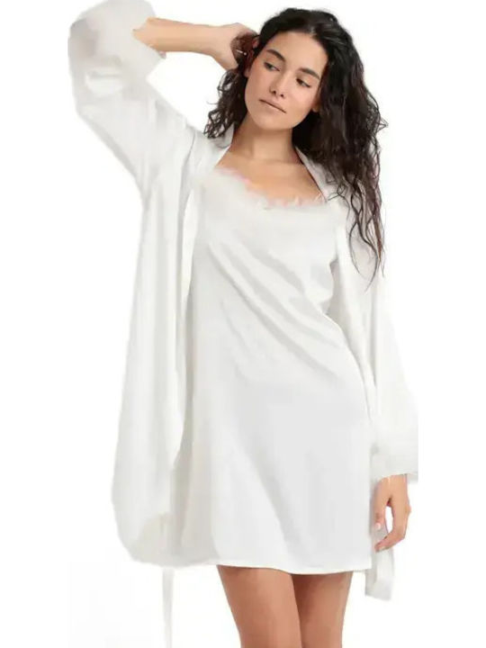 Admas Pentru Femei Halat White