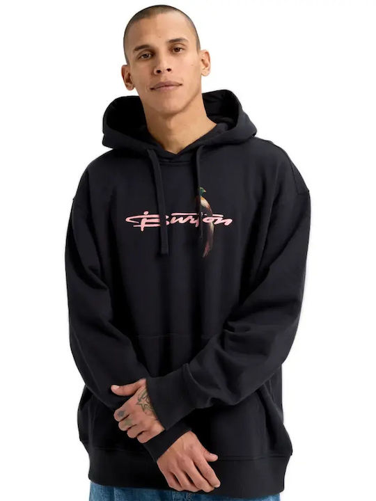 Burton Φούτερ με Κουκούλα Black