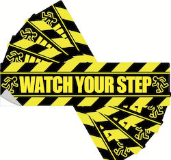 Αυτοκόλλητο Δαπέδου “watch Your Step” 25.4×7.62 Cm Αυτοκόλλητο Δαπέδου “watch Your Step” 25.4×7.62 Cm