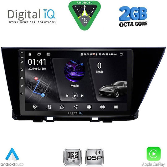 Digital IQ Ηχοσύστημα Αυτοκινήτου για Kia Niro 2017-2021 (Bluetooth/USB/WiFi/GPS/Apple-Carplay/Android-Auto) με Οθόνη Αφής 9"
