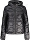 Women's Short Lifestyle Jacket for Winter Black