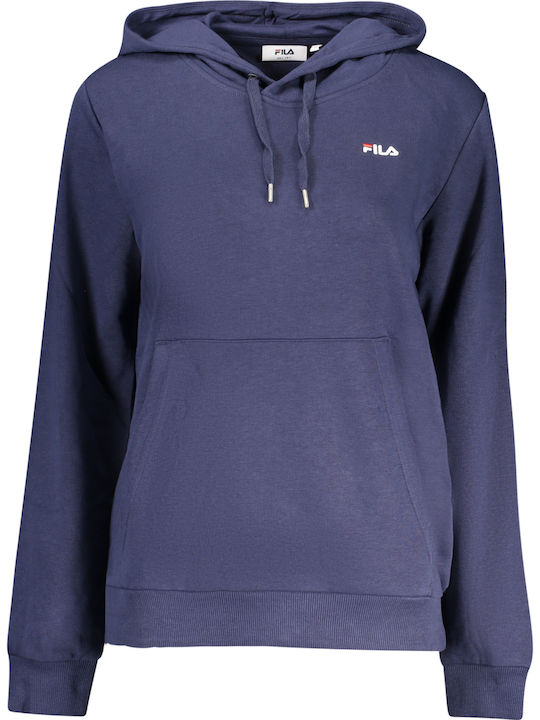 FILA Women's Sweatshirt Hooded Blue