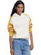 Mani Women's Sweatshirt Jacket White