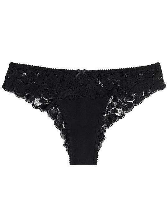 Cotonella Women's Slip Black