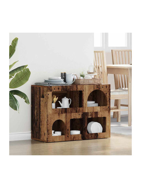 Cabinet Storage Wooden L80.5xW35xH59cm