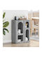 Cabinet Storage Wooden L59xW35xH80.5cm