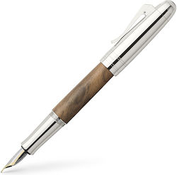 Faber-Castell Πένα Γραφής Medium Καφέ με Καφέ Μελάνι