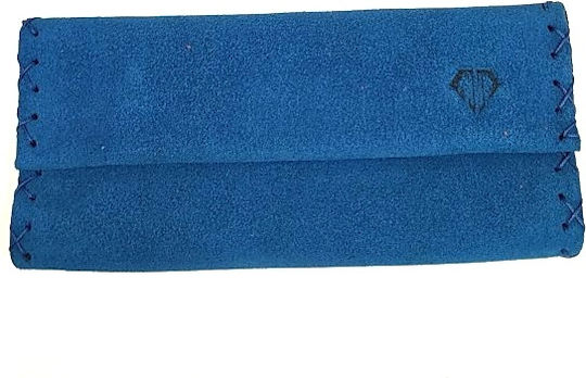 Amalfi Leather Tobacco Pouch With Snap Closure soft leather