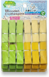Colored Clothespins Set 24pcs 44x12mm Colored Clothespins Set 24pcs 44x12mm