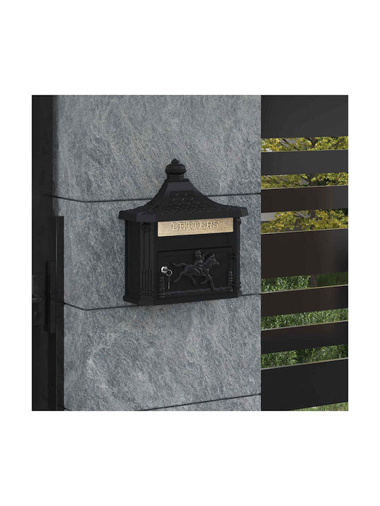 vidaXL Coș de gunoi de birou Negru 15.5x44x40.5cm