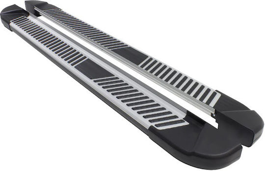 Side Steps Pl 183 Cm 2 Pieces Aluminum Without Brackets Universal Omtec Automotive