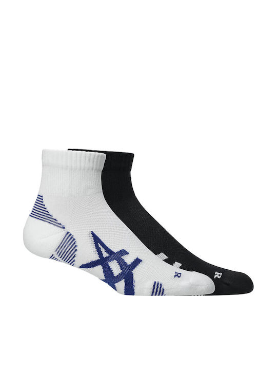 ASICS Cushion Running Κάλτσες Άσπρο/Μαύρο ASICS Cushion Running Κάλτσες Άσπρο/Μαύρο