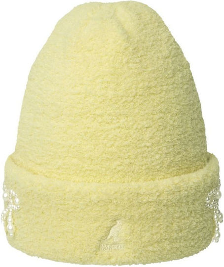Beanie Unisex Beanie Knitted in Yellow color