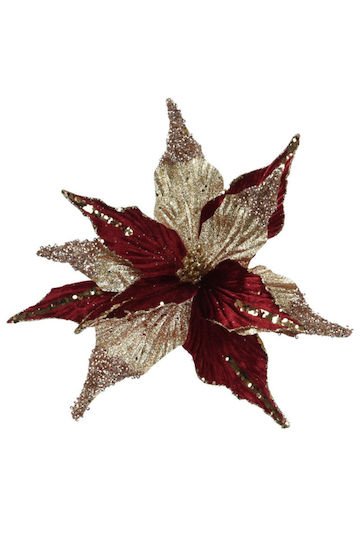 Kaemingk Weihnachtsdekoration Blume Länge 33cm.