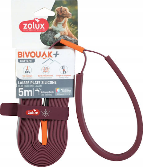 Zolux Λουρί/Οδηγός Σκύλου Ιμάντας σε Κόκκινο χρώμα 5m