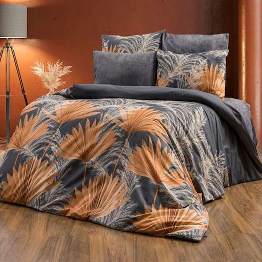 MayHome Duvet Cover Set Single with Pillowcase 160x240 Floral