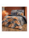 MayHome Σετ Σεντόνια Διπλά με Λάστιχο 140x200+25εκ. Floral (4τμχ)