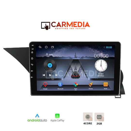Carmedia Car Audio System for Mercedes-Benz GLK 2008-2013 (Bluetooth/USB/WiFi/GPS/Apple-Carplay/Android-Auto) with Touch Screen 9"