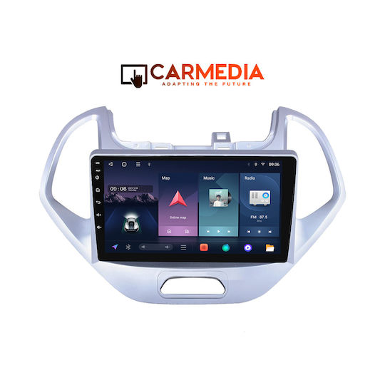 Carmedia Car Audio System for Ford Ka 2017 (Bluetooth/USB/WiFi/GPS/Apple-Carplay/Android-Auto) with Touch Screen 9"