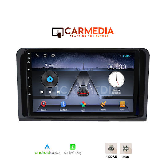 Carmedia Ηχοσύστημα Αυτοκινήτου για Mercedes-Benz ML / GL Class 2005-2011 (Bluetooth/USB/WiFi/GPS/Apple-Carplay/Android-Auto) με Οθόνη Αφής 9"