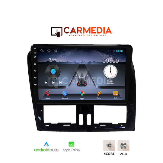 Carmedia Car Audio System for Volvo XC 60 2009-2017 (Bluetooth/USB/WiFi/GPS/Apple-Carplay/Android-Auto) with Touch Screen 9"
