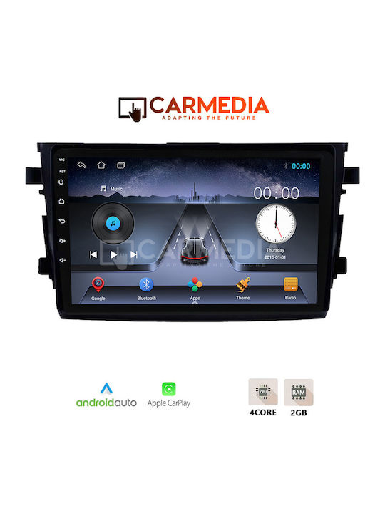 Carmedia Auto-Audiosystem für Suzuki Celerio 2015 mit Touchscreen 9" Bluetooth USB WiFi GPS Apple CarPlay Android Auto
