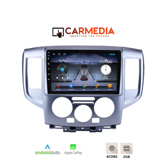Carmedia Ηχοσύστημα Αυτοκινήτου για Nissan NV200 2007 (Bluetooth/USB/WiFi/GPS/Apple-Carplay/Android-Auto) με Οθόνη Αφής 9"