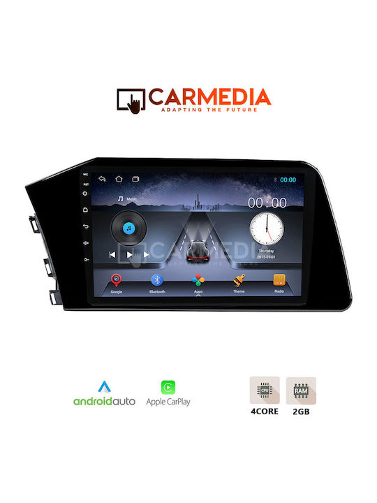 Carmedia Car Audio System for Hyundai Elantra 2020 with Touch Screen 9" Bluetooth USB Wi-Fi GPS Apple CarPlay Android Auto