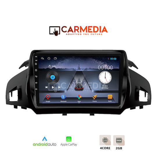 Carmedia Car Audio System for Ford Kuga / C-Max 2011 (Bluetooth/USB/WiFi/GPS/Apple-Carplay/Android-Auto) with Touch Screen 9"