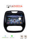 Carmedia Car Audio System for Renault Captur 2013-2019 with A/C (Bluetooth/USB/WiFi/GPS/Apple-Carplay/Android-Auto) with Touch Screen 9"
