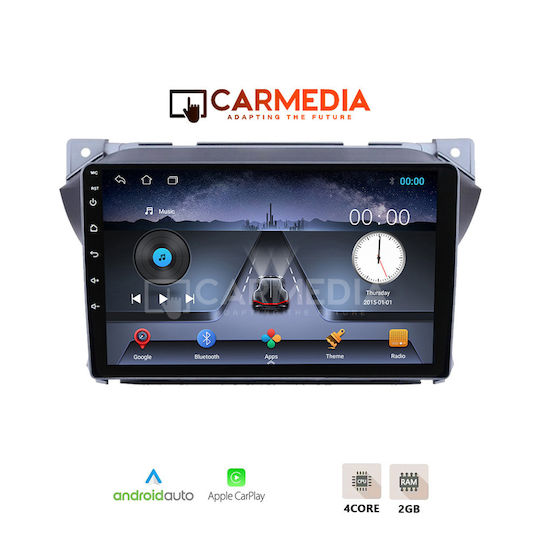 Carmedia Ηχοσύστημα Αυτοκινήτου για Suzuki Alto Nissan Pixo 2009 (Bluetooth/USB/WiFi/GPS/Apple-Carplay/Android-Auto) με Οθόνη Αφής 9"