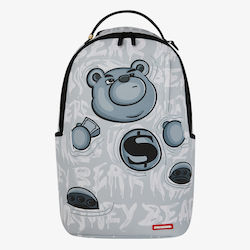 Sprayground Men Money Bear Graffiti Float Dlxsv Rucsac Alb Gri Deschis 910b8307nsz
