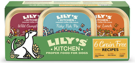 Υγρή Τροφή Σκύλου Lily's Kitchen Grain Free Recipes Multipack 6 X 150gr
