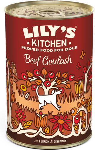 Υγρή Τροφή Σκύλου Lily's Kitchen Beef Goulash 400gr