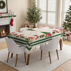 Τραπεζομάντηλο Αλέκιαστο Festive Πολύχρωμο 160x220εκ