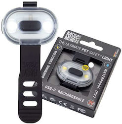 Max & Molly Hund-Identifikationsmarke Matrix Ultra LED-Sicherheitslicht Schwarz