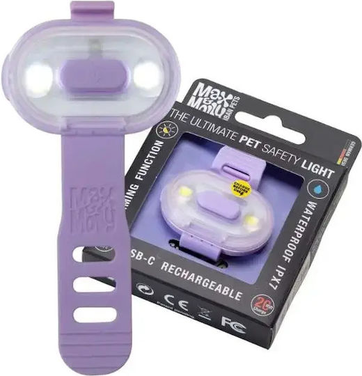 Max Molly Φωτάκι Προστασίας Σκύλου Matrix Ultra Led-safety Light-lavender