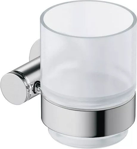 Duravit Επιτοίχια Ποτηροθήκη Ασημί