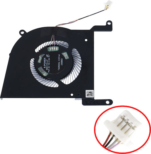 Laptop Fan GPU Cooling Fan MSI Stealth 14 AI Studio A1V A13UDX A13VE A13VF A13VG A1VGG A1VFG A1VEG MS-14K1 MS-14K2 BS5412HS-U6L BS5412HS-U6H BS5412HS-U6T 4pin Code 81502