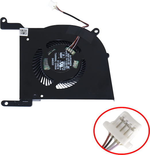 Laptop Fan Cpu Cooling Fan Msi Stealth 14 Ai Studio A1v A13udx A13ve A13vf A13vg A1vgg A1vfg A1veg Ms-14k1 Ms-14k2 Bs5412hs-u6l Bs5412hs-u6h Bs5412hs-u6s 4pin Code 81501
