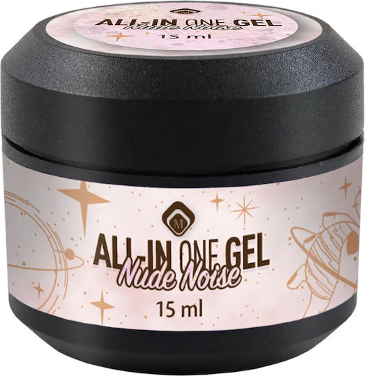 Magnetic Nail Design Gel Gel pentru Unghii Roz 15ml
