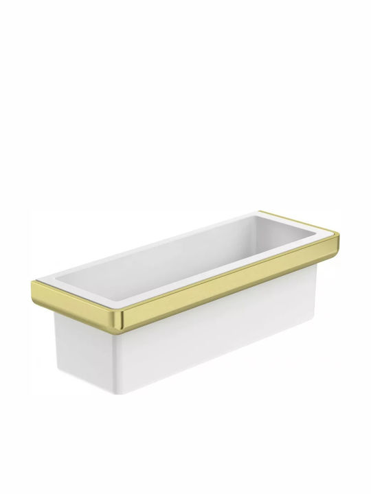 Roca Tempo An der Wand montiert Badezimmerregal Kunststoff Gold