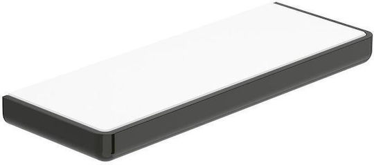 Roca Tempo Raft Montat Pe Perete De Baie Metalic 30x11x2.5cm Neagră