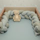 Baby Oliver Crib Bumper Braided Inside 20x200cm