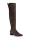 Leder Damenstiefel Braun