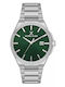 Men's Watch Battery with Silver Stainless Steel Bracelet