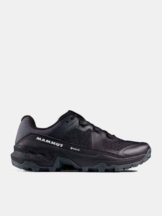 Mammut Men's Hiking Shoes Waterproof with Gore-Tex Membrane Black